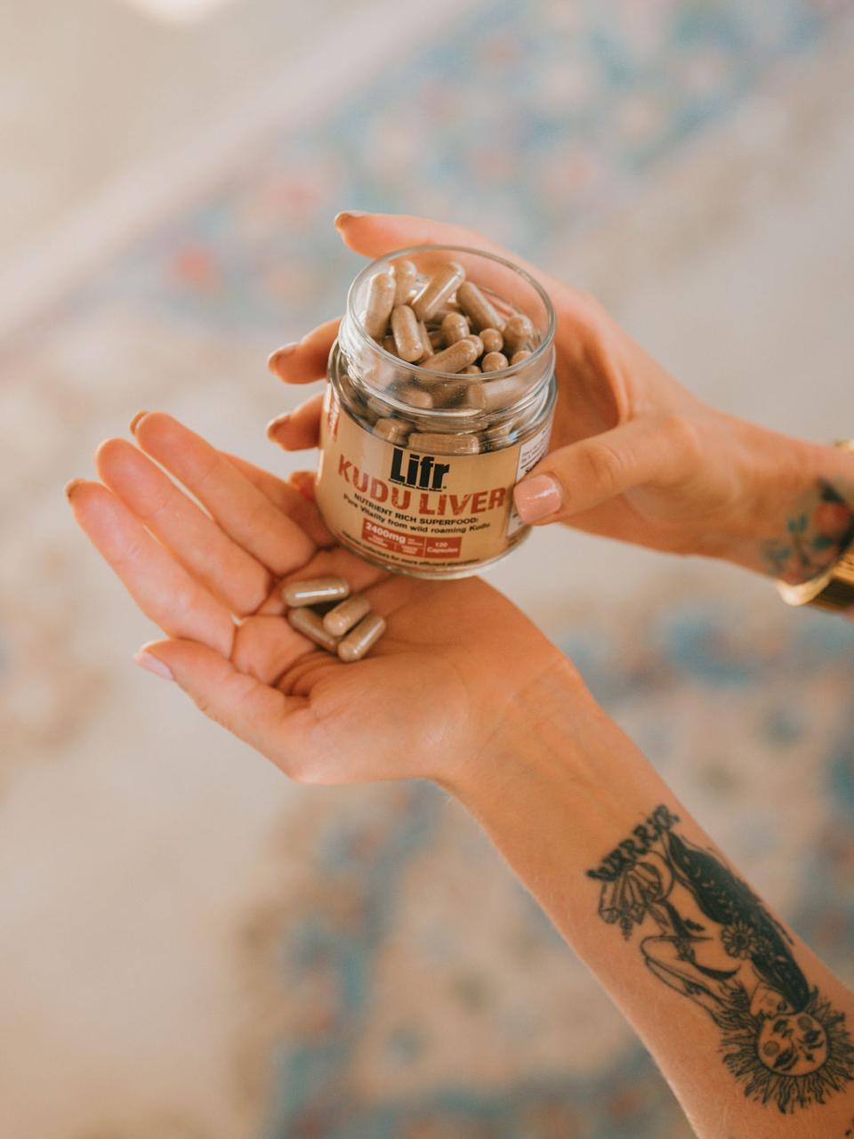 1 Month Supply - Kudu Liver Capsules - 120 Capsules (30 Servings)